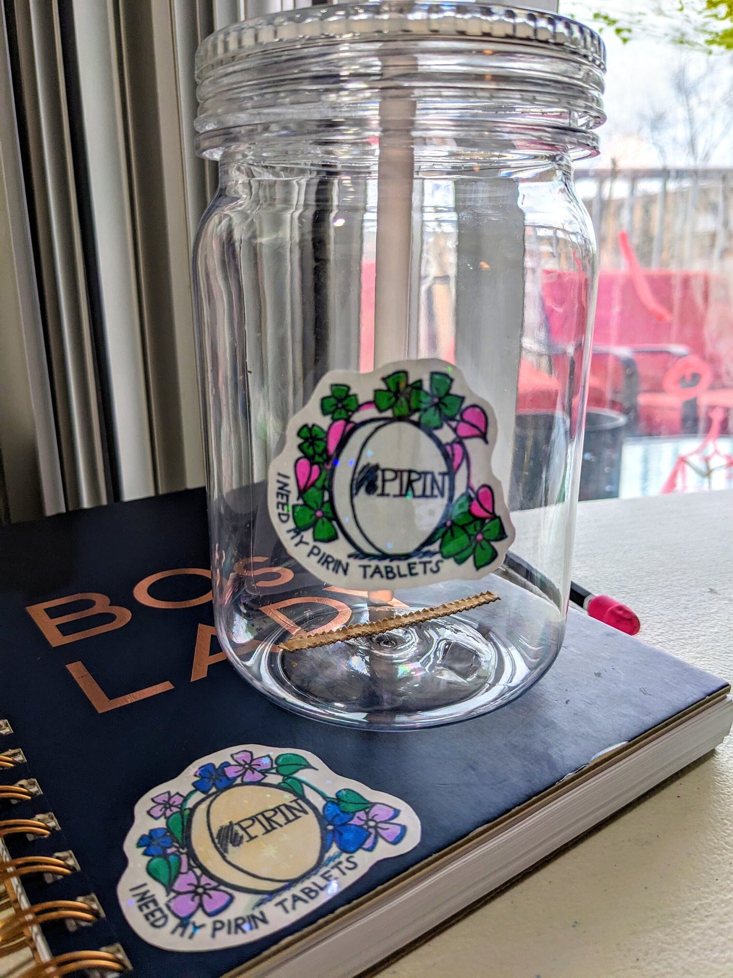 Pirin Tablets - The Birdcage - Pirin Tablets sticker - Pride colors