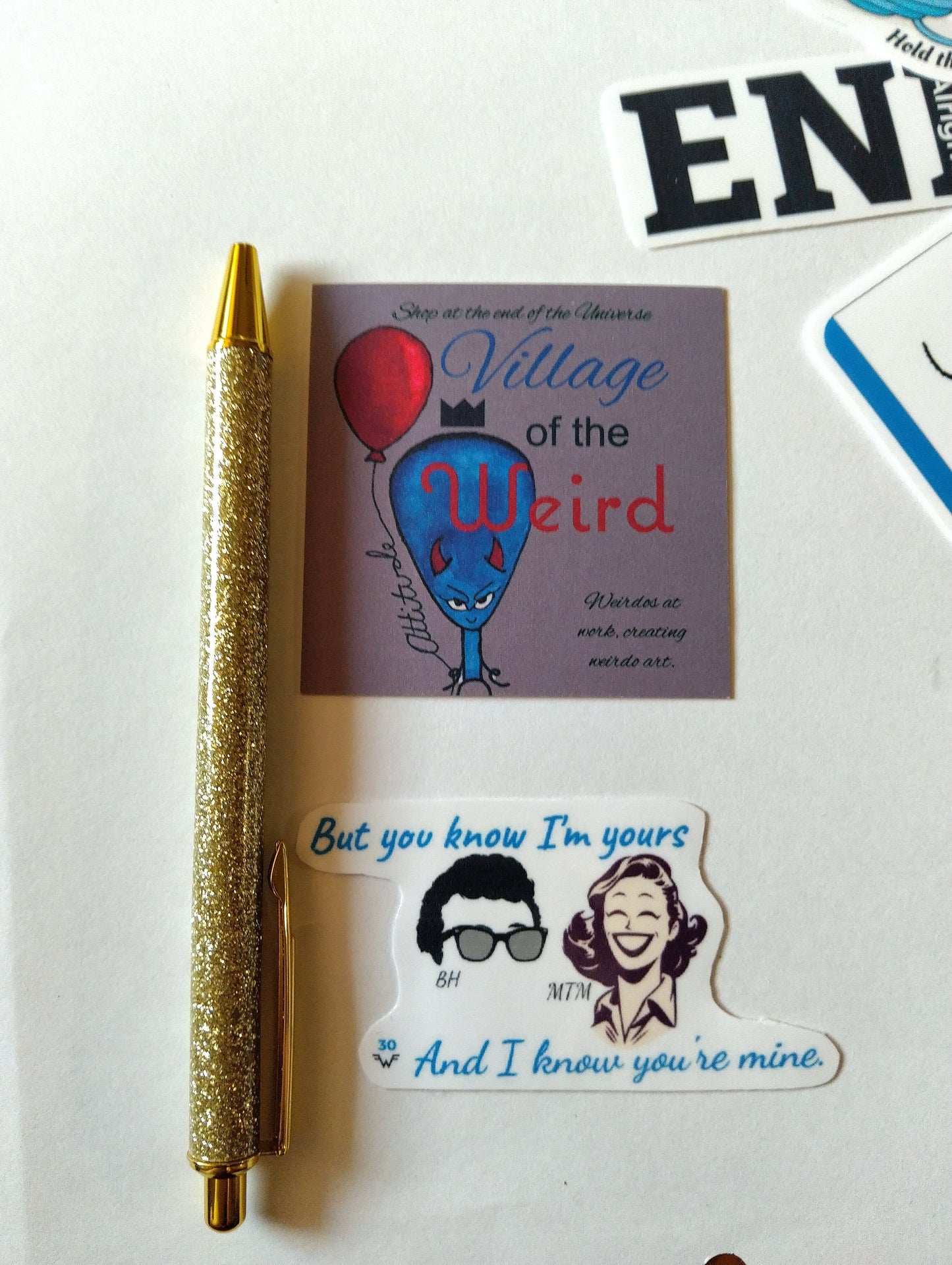 Weezer - Buddy Holly - sticker - Blue Album - villlage of the weird