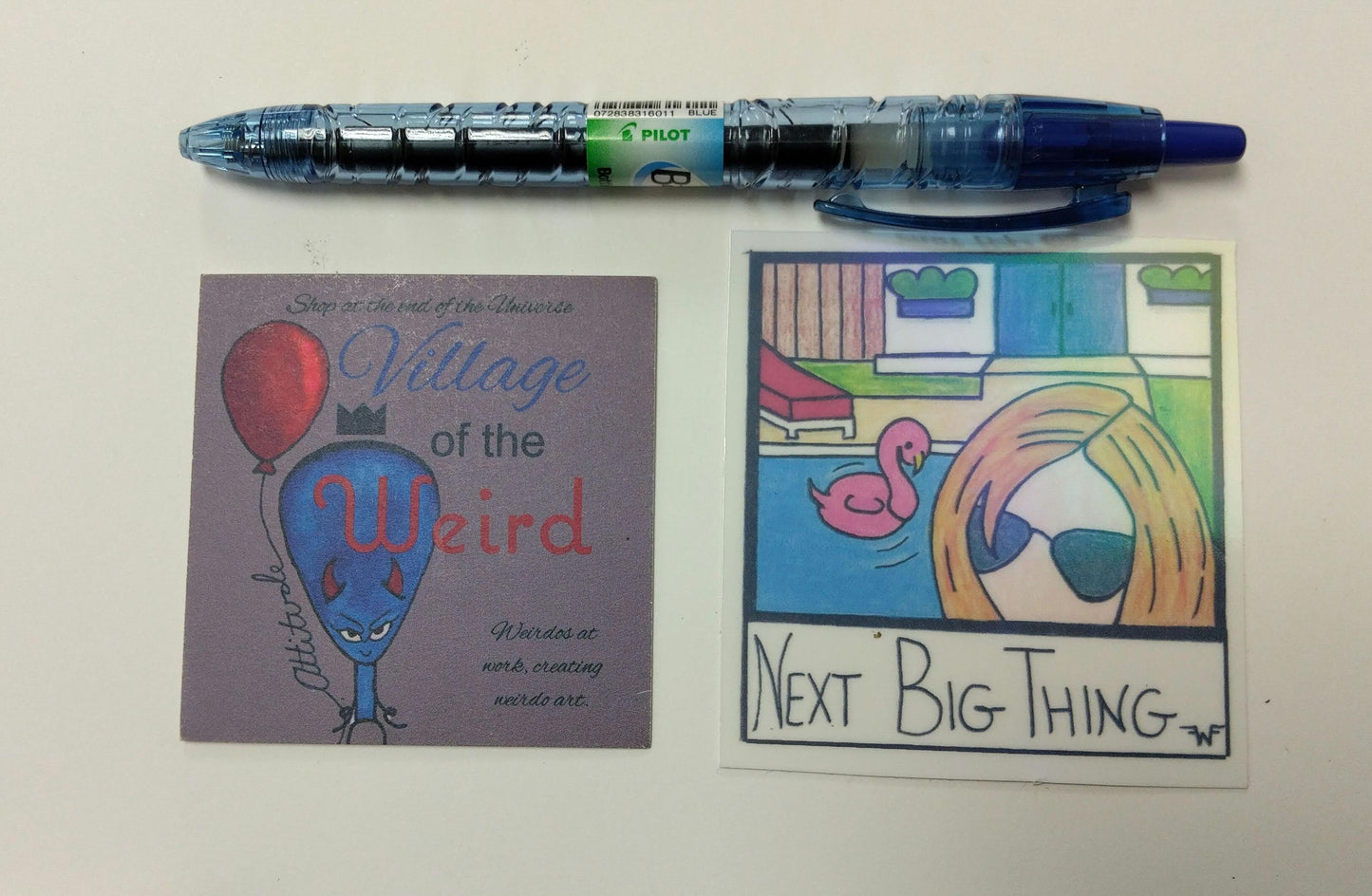 Weezer - Beverly Hills sticker - villlage of the weird