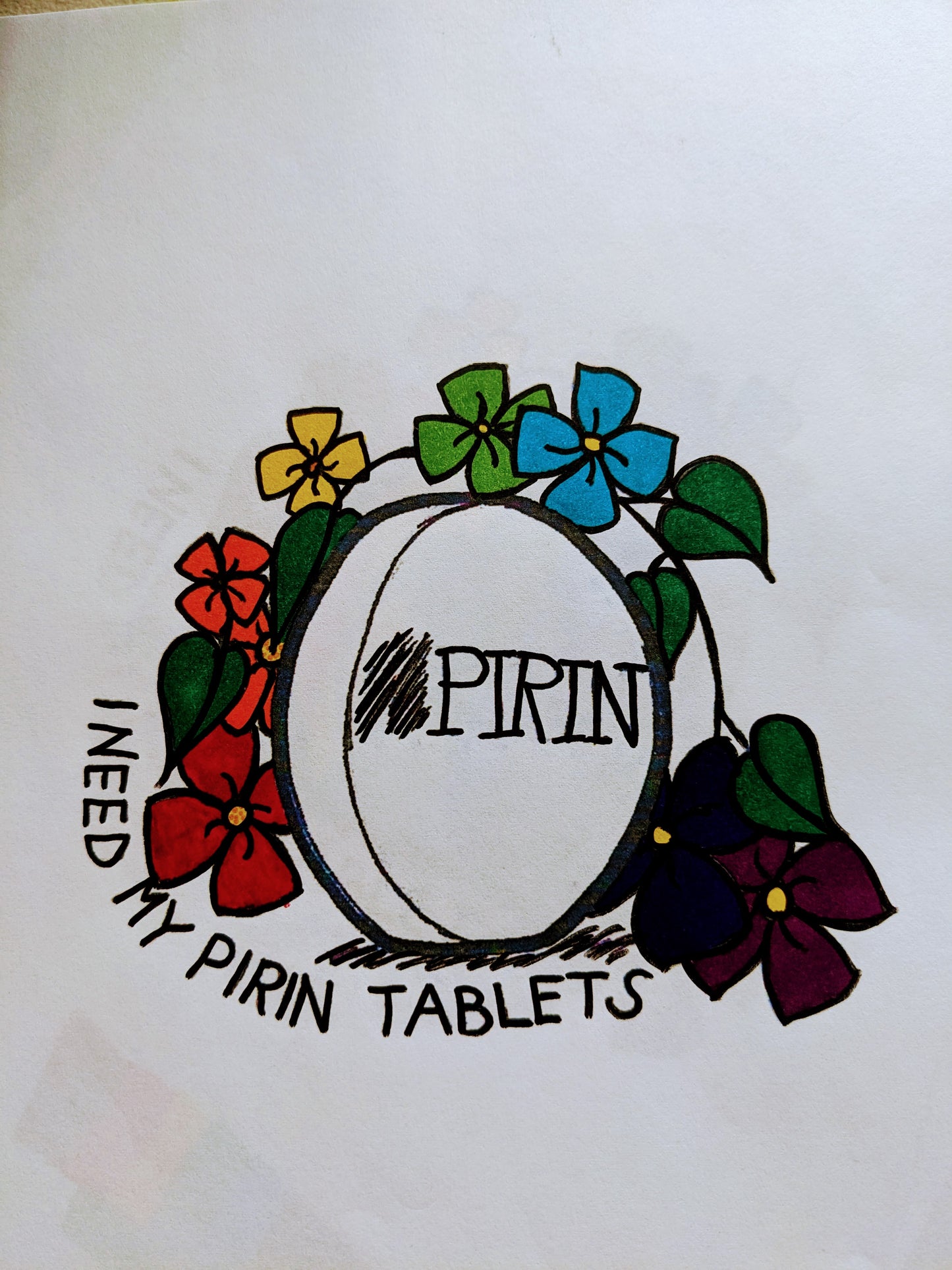 Pirin Tablets - The Birdcage - Pirin Tablets sticker