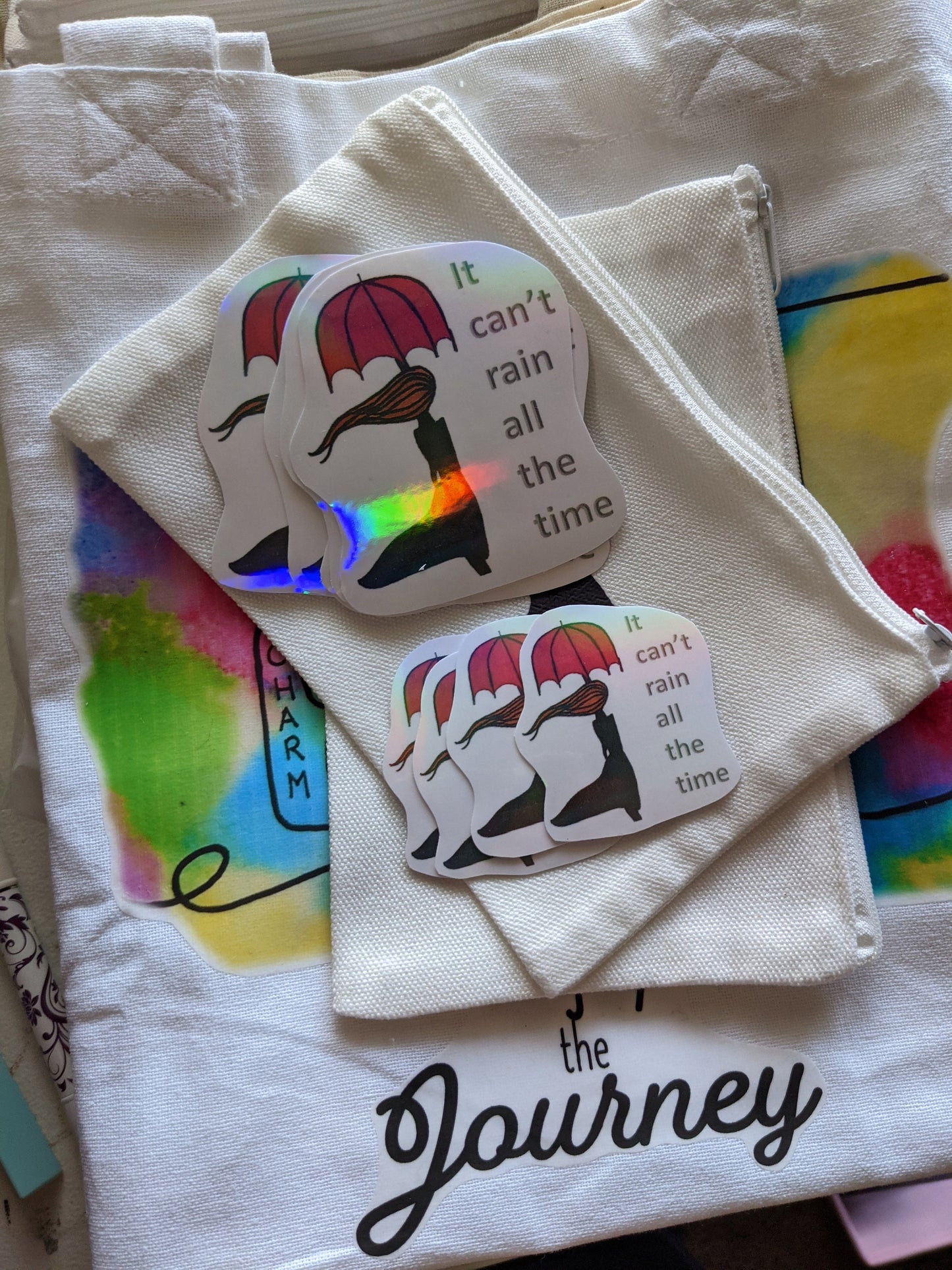 The Crow inspired sticker - It Can't Rain All the Time - The Crow sticker