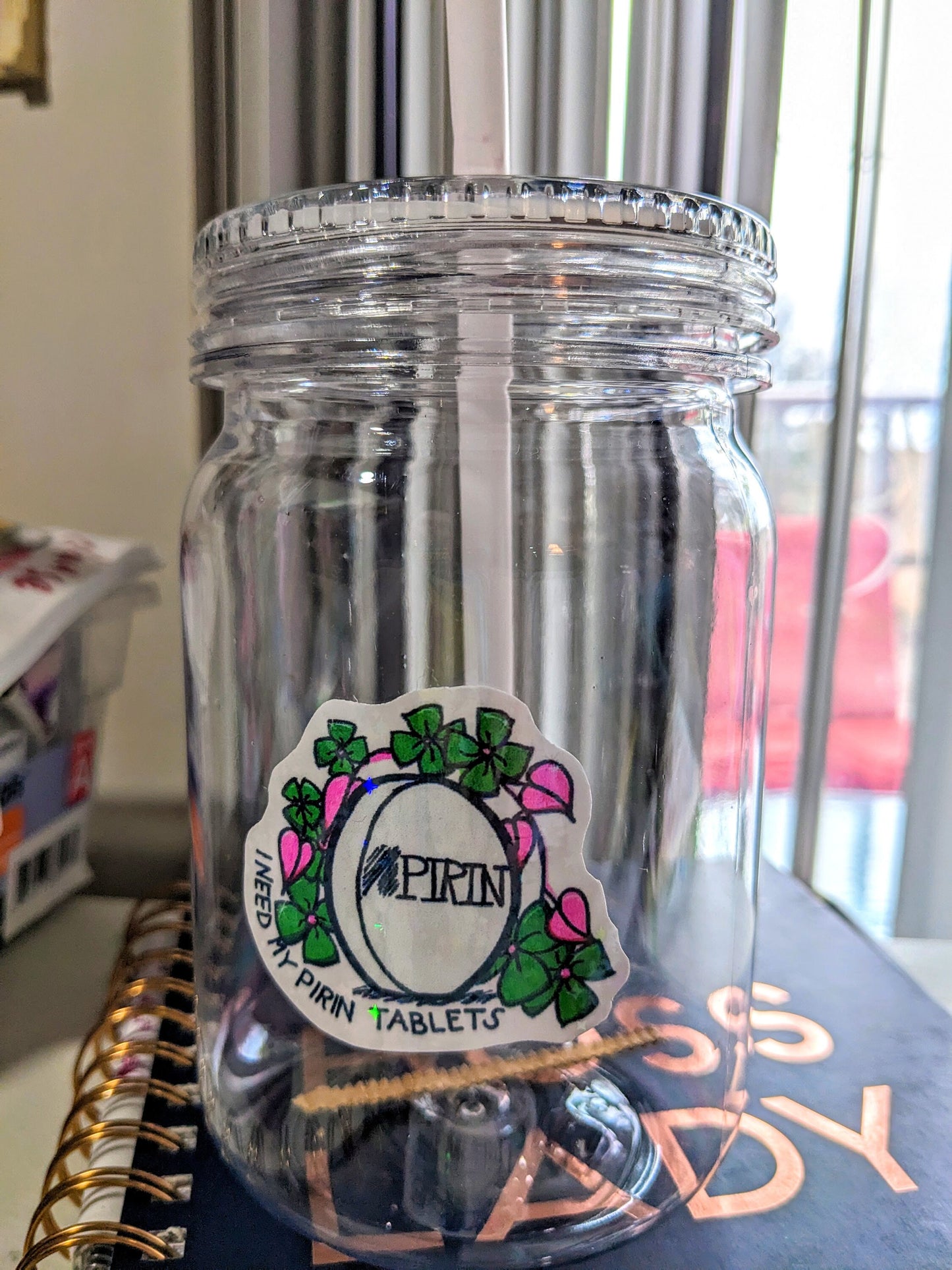 Pirin Tablets - The Birdcage - Pirin Tablets sticker - Pride colors