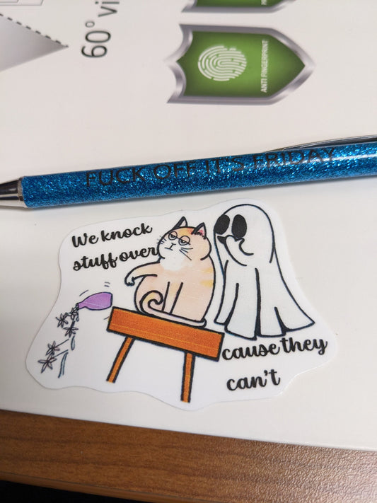 Cat & Ghost - we knock stuff over - Paranormal and cats