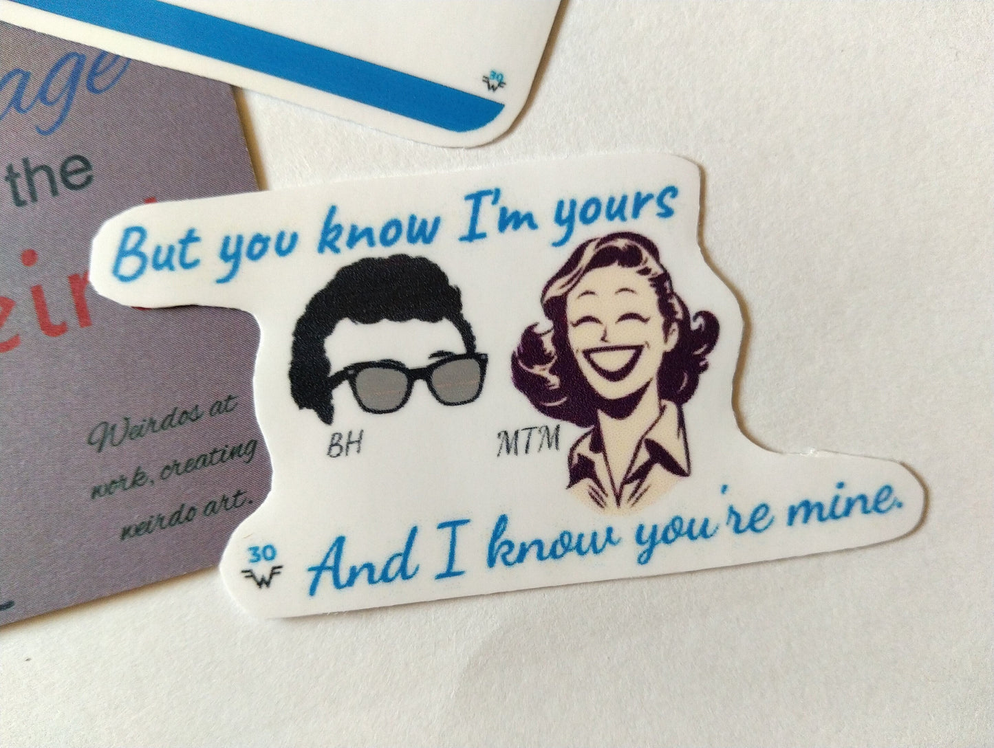 Weezer - Buddy Holly - sticker - Blue Album - villlage of the weird