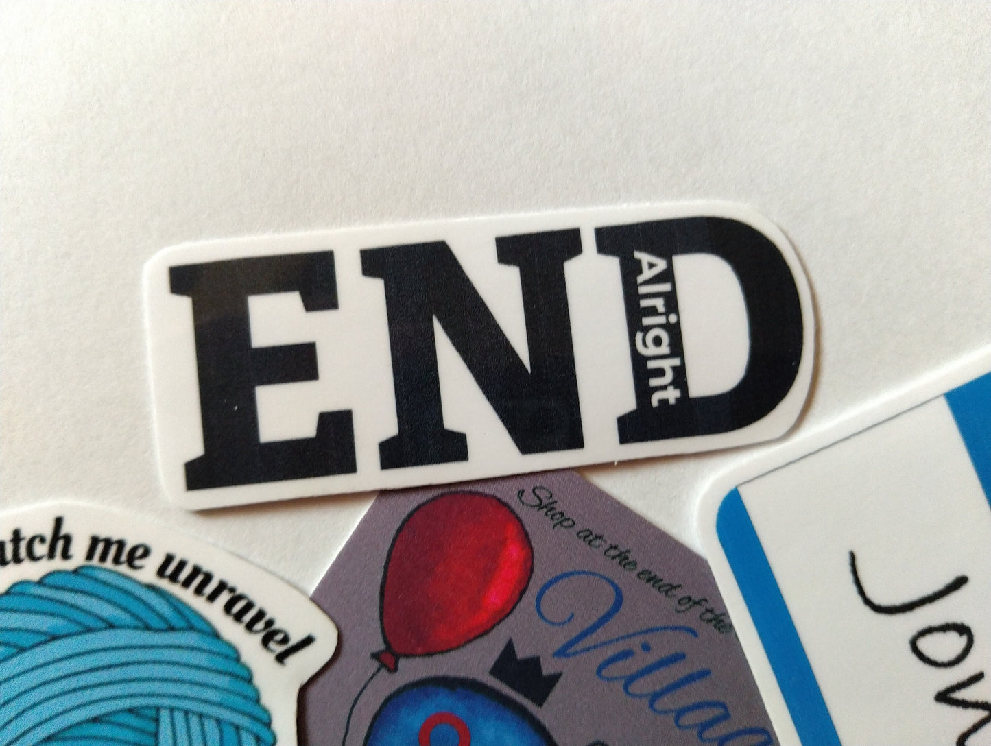 Weezer - sticker - Everything will be Alright in the End Album - villlage of the weird