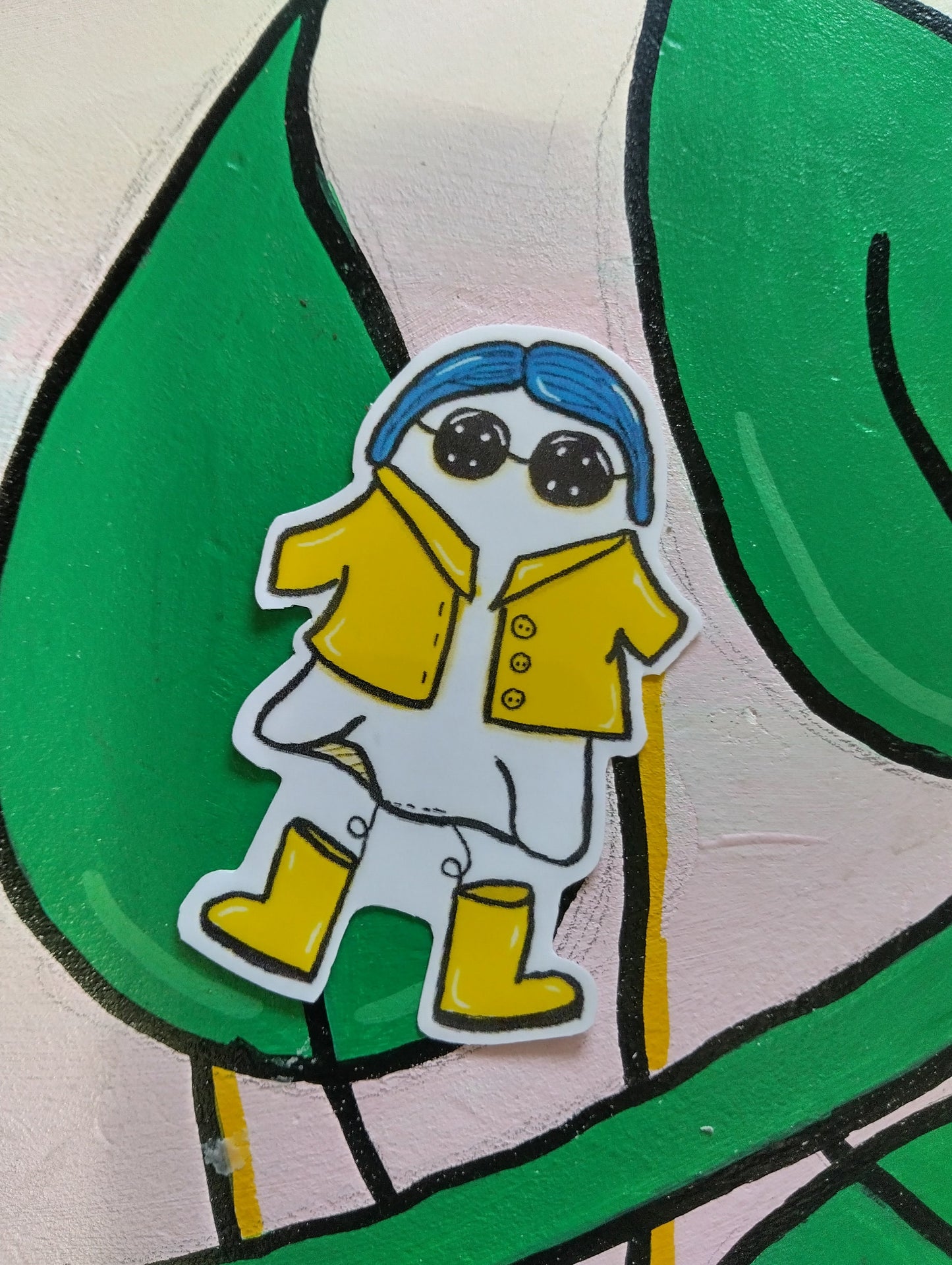 Coraline Ghost sticker - ghost trick or treating - Halloween sticker