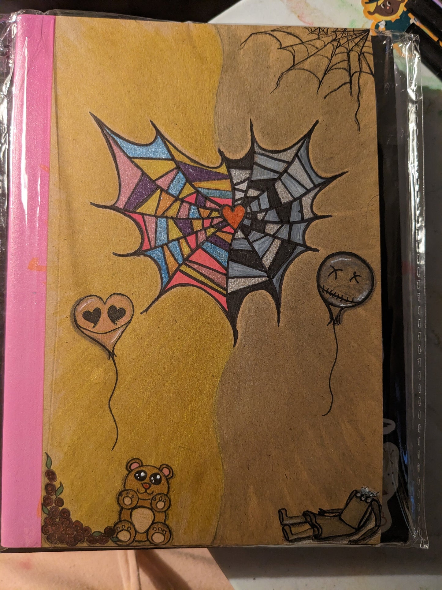 Wednesday & Enid Journal - best friends - Wednesday's window - bff Journal