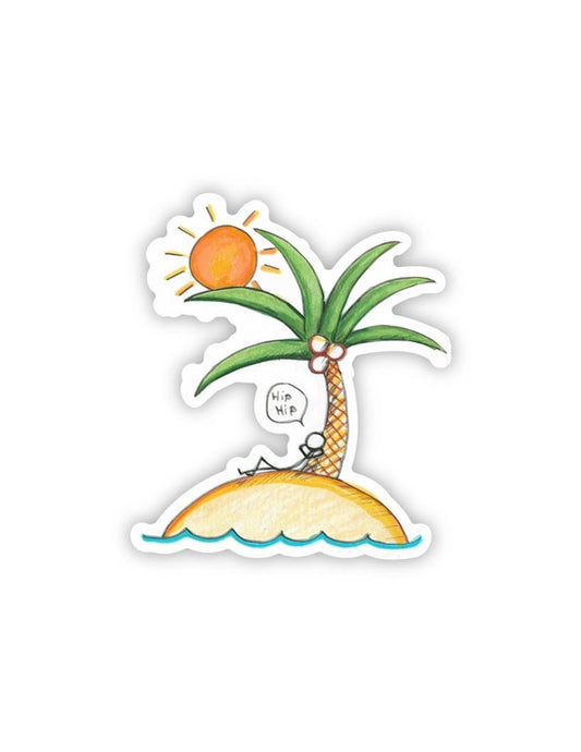 Weezer - Islands in the sun sticker - villlage of the weird