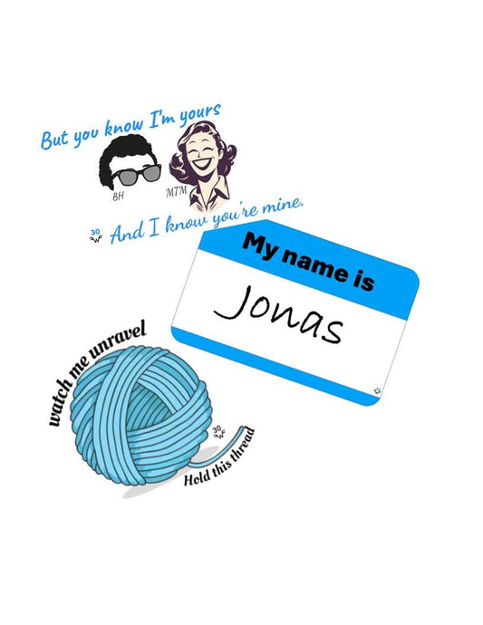 Weezer - 3 sticker set - Blue Album set - villlage of the weird