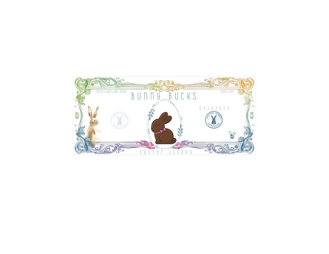 Easter Bunny Bucks Printable - Bunny Bucks - Bunny Money - Activity Coupon
